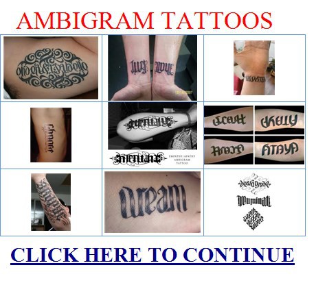 ambigram tattoo generator free online